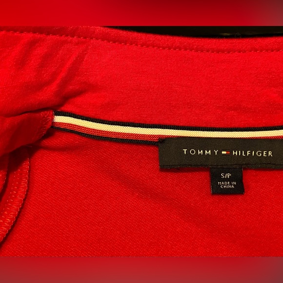 Tommy Hilfiger Military-style jacket.Red with Braided Trim & Silver Star Buttons - Picture 4 of 16